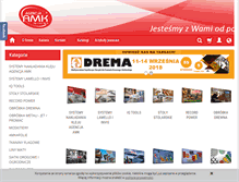 Tablet Screenshot of maszyny.agencja-amk.com.pl